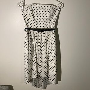 Polka Dot belted Cocktail Dress